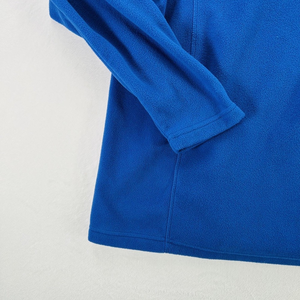 Lands' End Sweatshirt Womens Large 14-16 Blue Fleece 1/4 Zip Pullover Winter - Picture 14 of 16